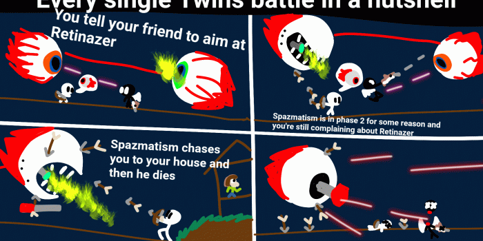 1920x1080 Pretty much every battle with the twins in a nutshell : Terraria