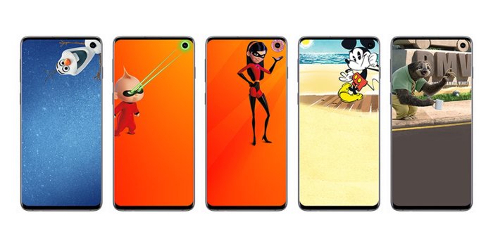 3328x1698 Samsung rolls out new S10, S10e wallpapers with Disney, Pixar characters