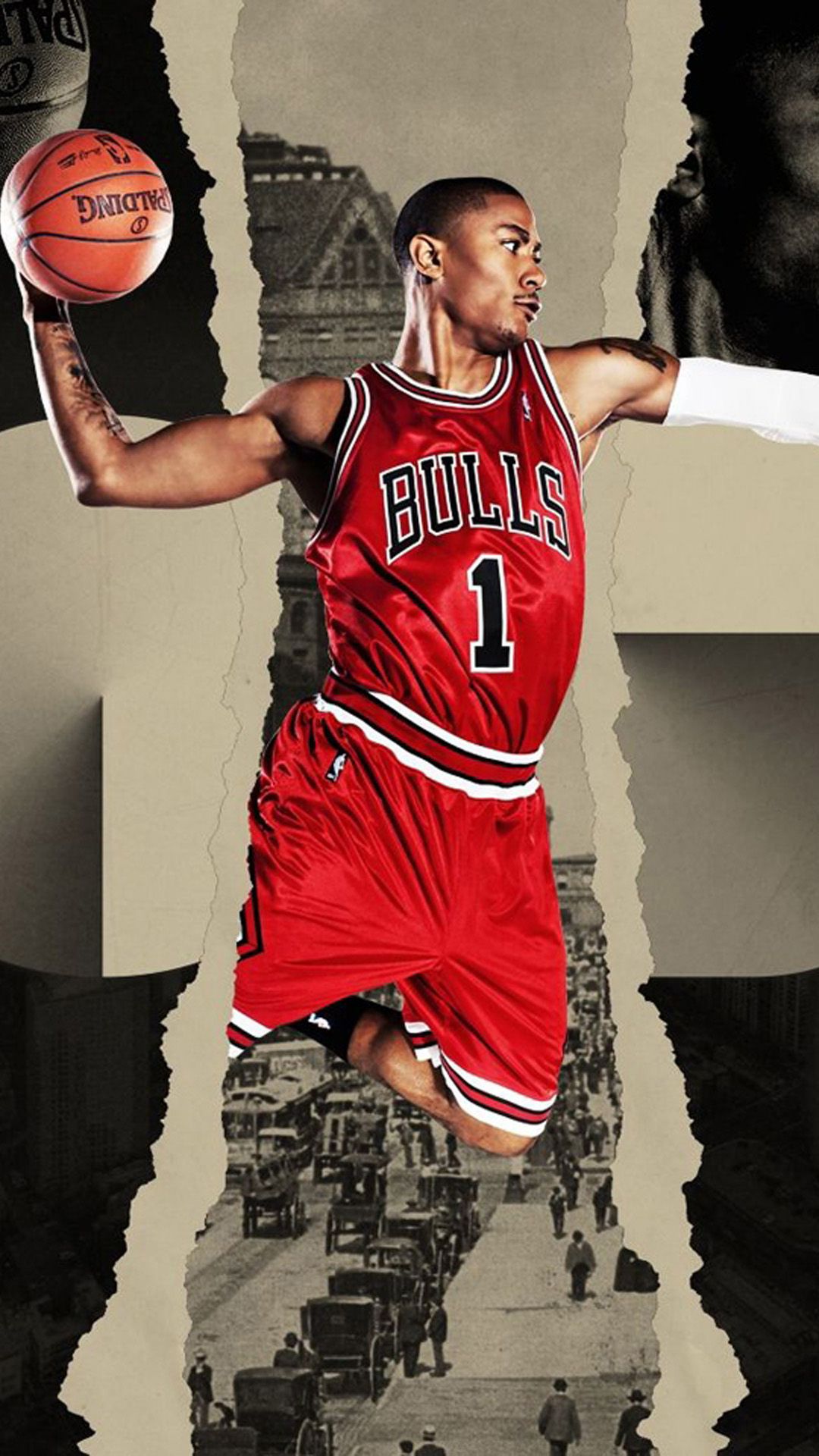 1080x1920 Bulls derrick rose Wallpapers for Samsung Galaxy S5