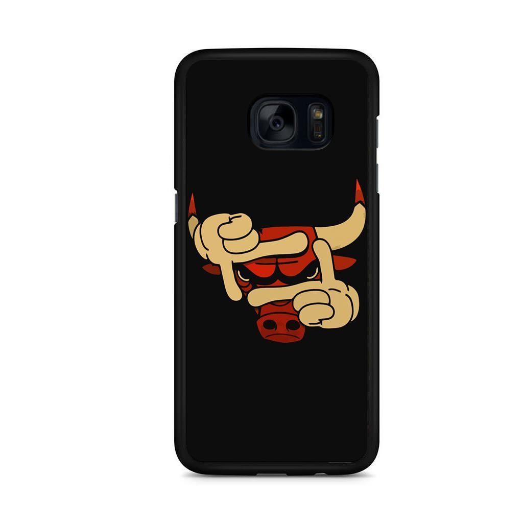 1024x1024 Chicago Bulls Team Logo For Samsung Galaxy S7 Edge Case | disney