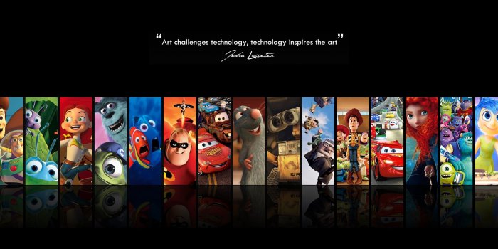 2500x1080 Assorted Disney characters digital wallpaper, Pixar Animation