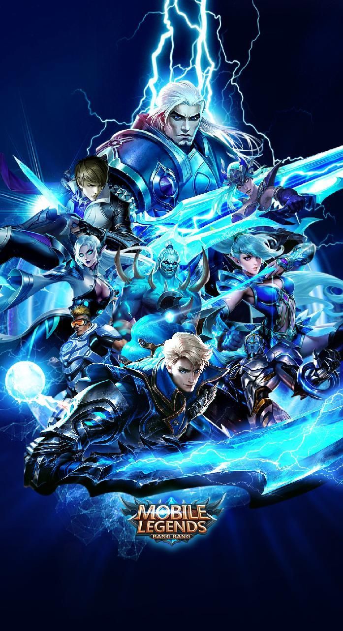 697x1280 Download Blue Mobile Legends wallpaper by ralphkun now. Browse