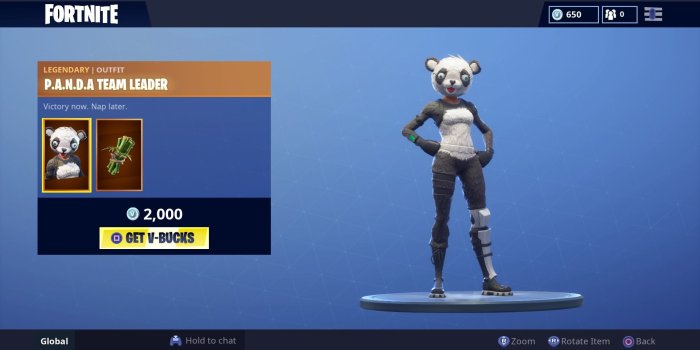 1920x1080 Fortnite Panda Team Leader Wallpaper 65190 1920x1080px