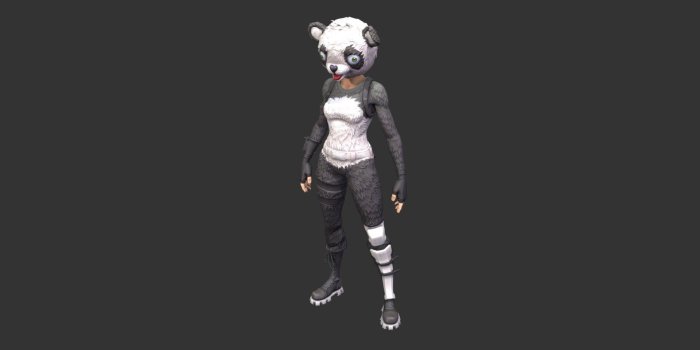 1920x1080 P.A.N.D.A Team Leader Outfit - 3D model by Fortnite Skins