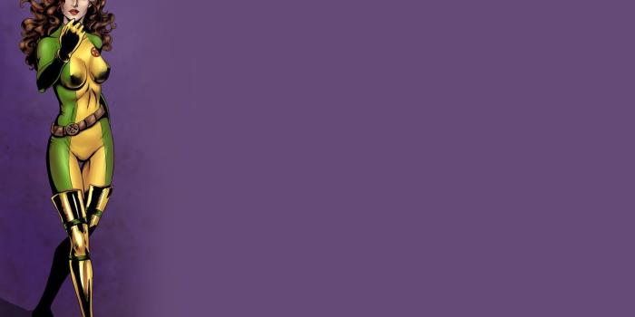 1332x850 Wallpaper girl, background, costume, X-Men, comic, Rogue, marvel