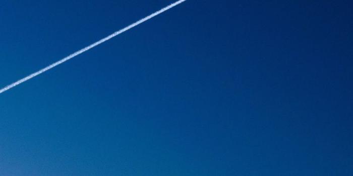 768x1280 Sky Gradient. And Trace of an Airplane ❤ 4K HD Desktop Wallpaper