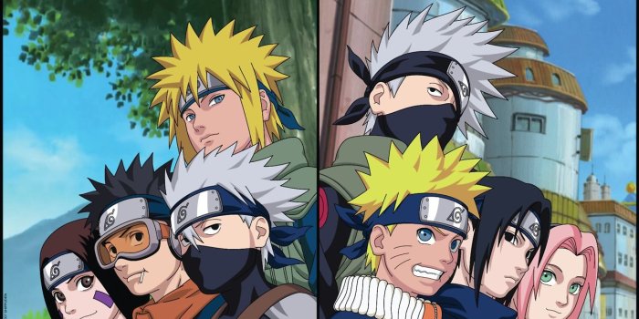 1280x861 Minato's team and Kakashi's team - naruto fondo de pantalla