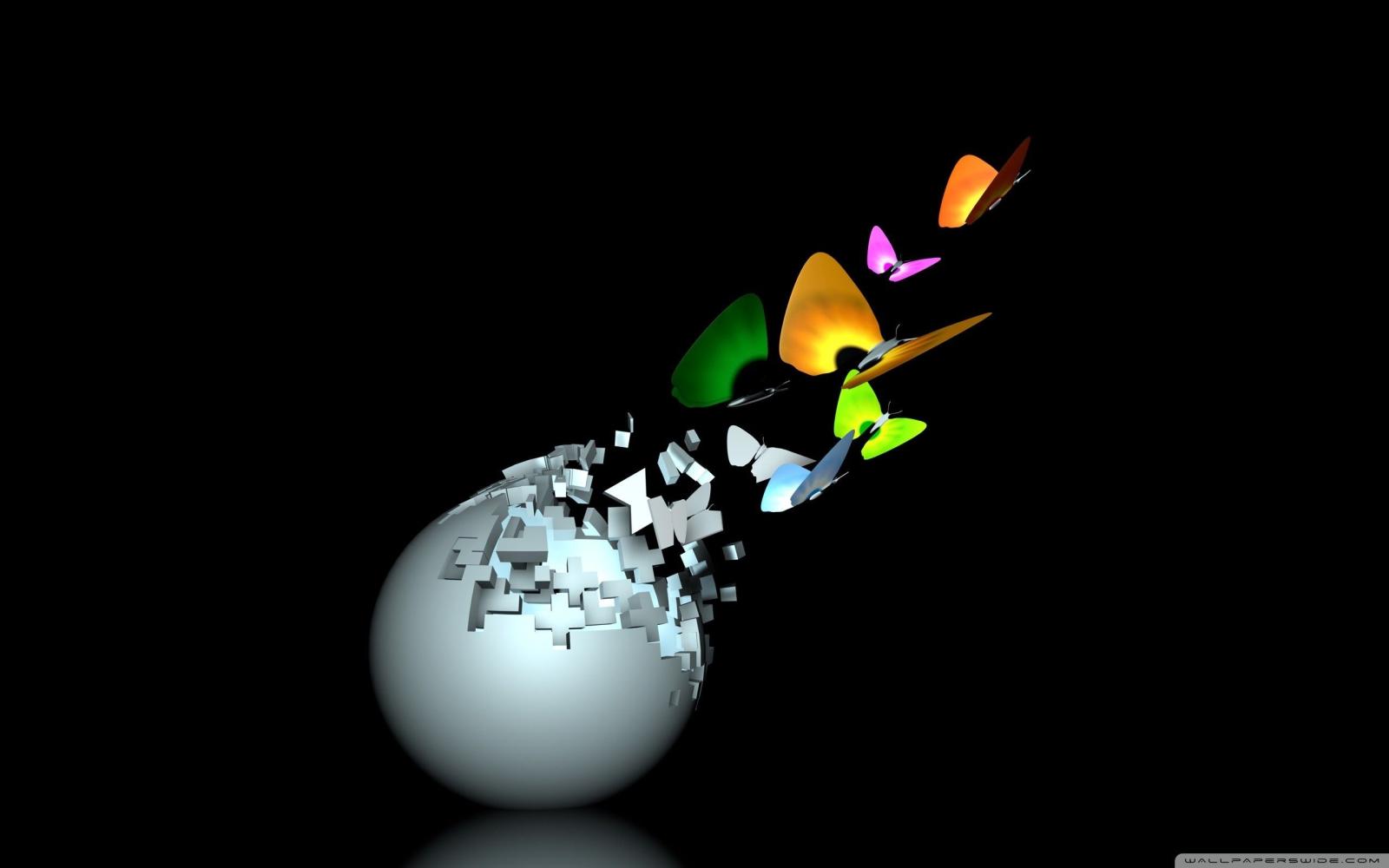 2560x1600 58+ 3D Butterfly Wallpapers on WallpaperPlay