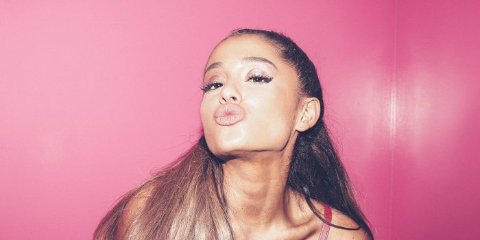 1366x768 wallpaper for desktop, laptop | hi79-ariana-grande-kiss-lips-artist
