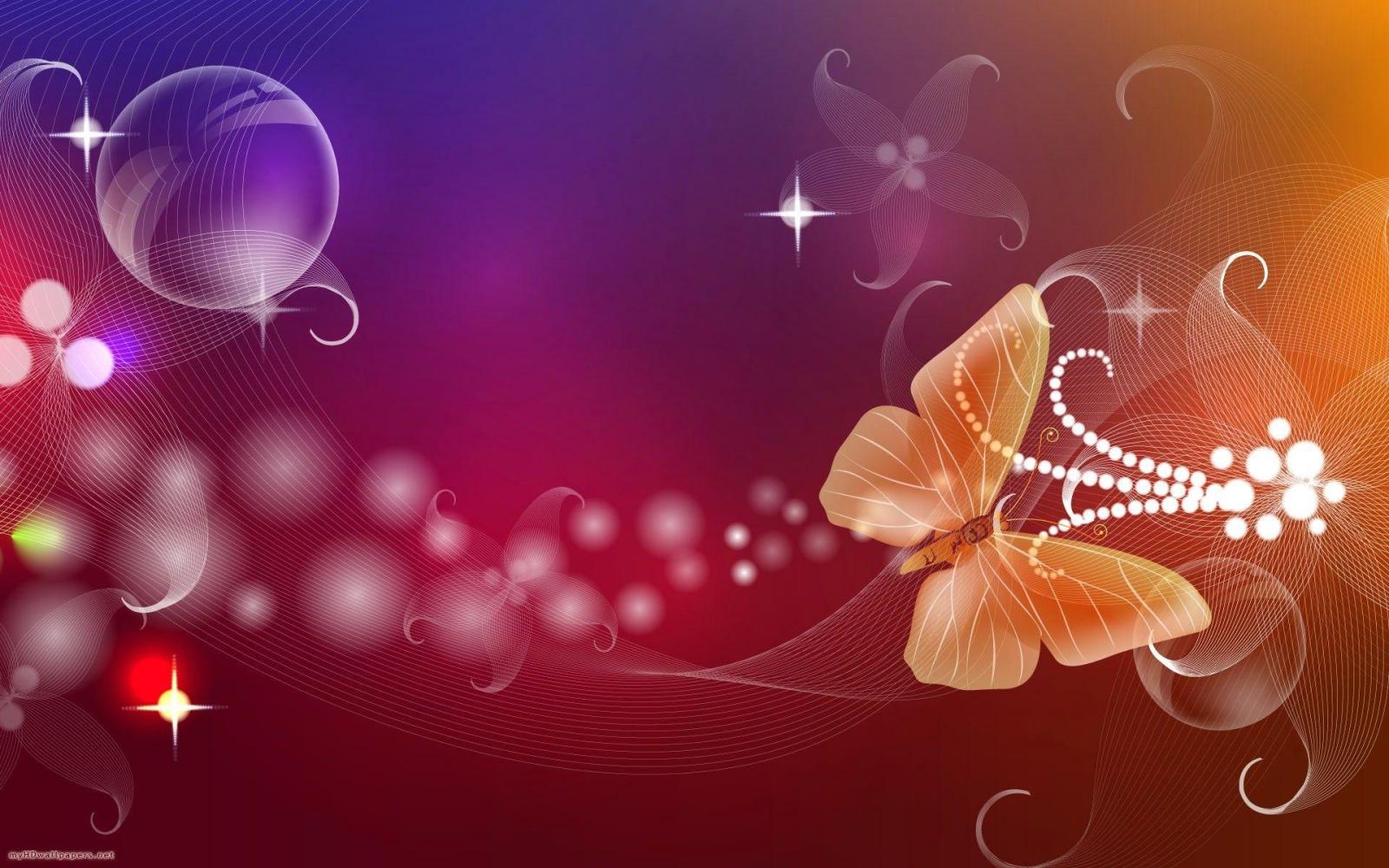 1920x1200 Wallpapers For > Animated Butterfly Wallpaper Desktop - Orange