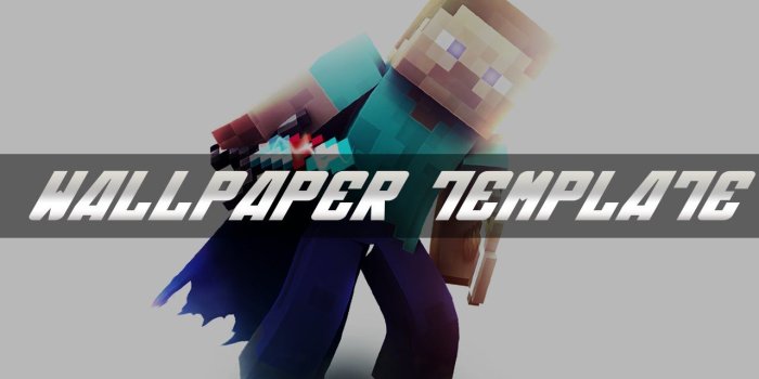 1280x720 MINECRAFT STEVE WALLPAPER TEMPLATE by Shawerz [FREE DOWNLOAD]