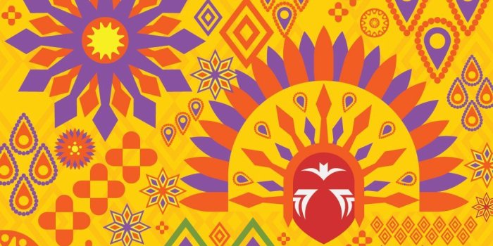 1045x1468 A patterned illustrations of Philippine Festivals. | fiestas in 2019