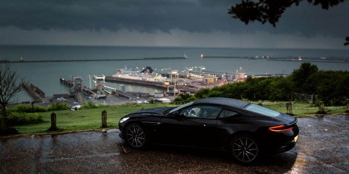 4096x2195 Aston Martin Db11 Rain Outside In Nature, HD Cars, 4k Wallpapers