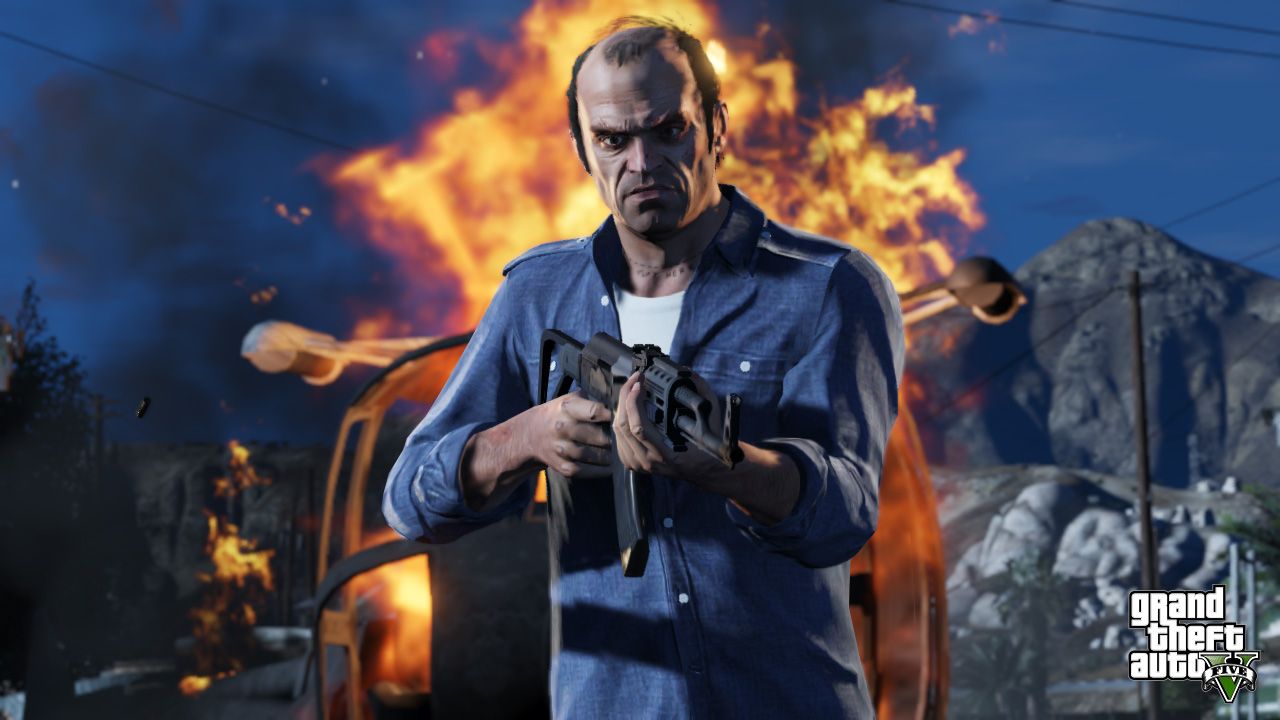 1280x720 GTA Wallpaper, Games: GTA , GTA V, Grand Theft Auto, game, dog 1280x720