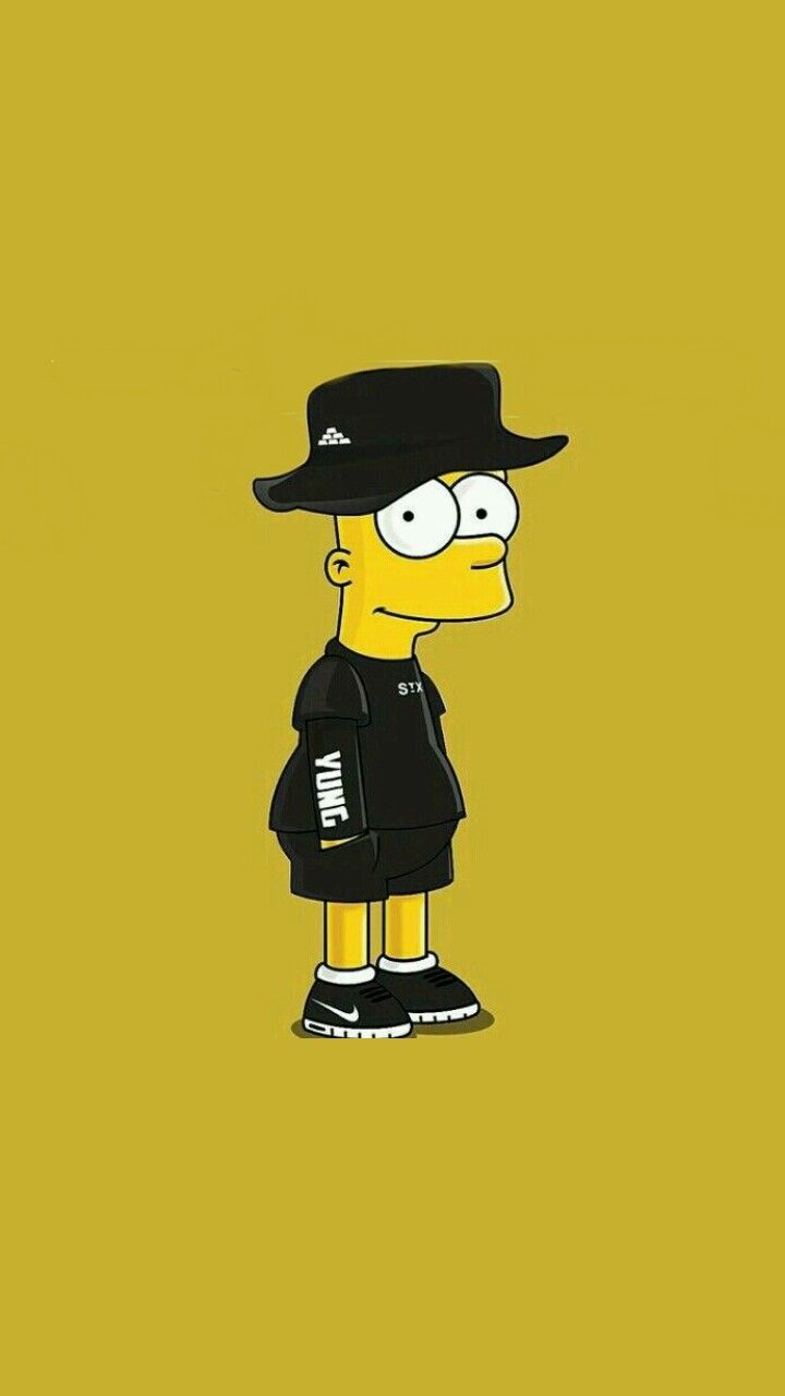 720x1280 Gangster Bart Wallpapers