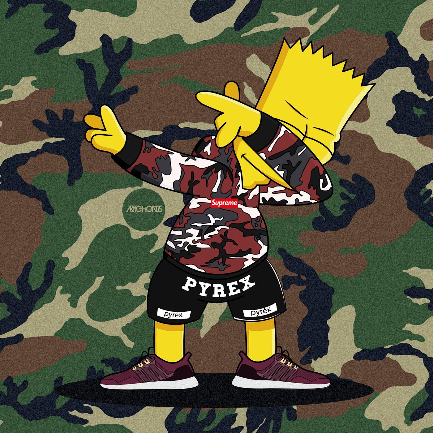 1400x1400 Gangster Simpsons Wallpapers - Top Free Gangster Simpsons