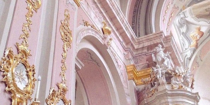 721x1280 vintage , pink , gold , architecture , Church | Art | Baroque