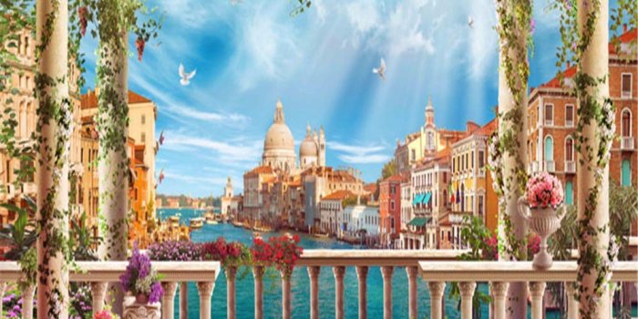 1000x879 LHDLily 3D Wallpaper Mural Fresco Sticker Custom Continental