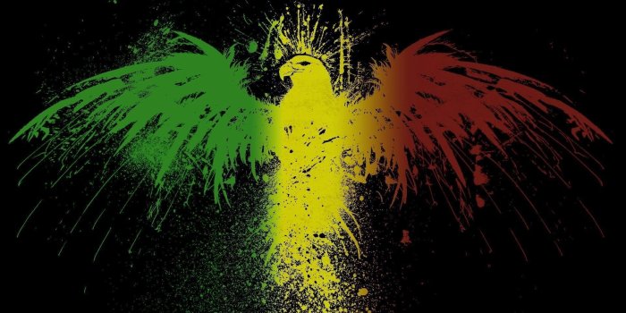 1920x1200 Trippy Rasta Weed Wallpaper