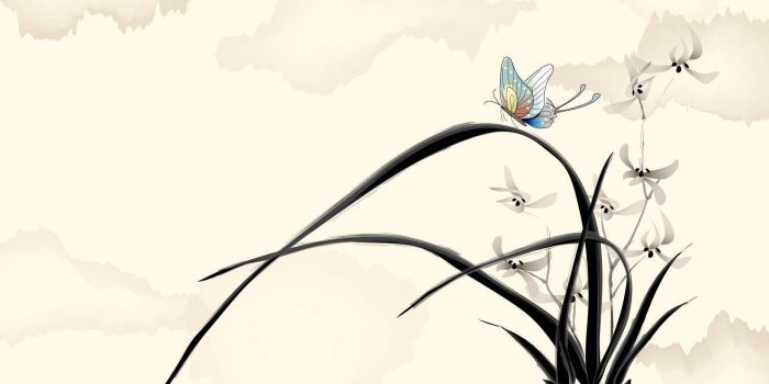 2880x1800 Fascinating White Drawing Abstract Butterfly Wallpaper HD Mac Apple