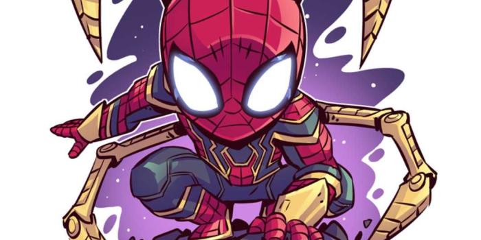 1080x1920 Spider Man Infinity Armor Minimal iPhone Wallpaper | iPhone