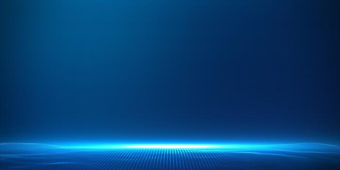 4000x3000 Beautiful Blue Particles with Lens Flare on Blue Gradient Color