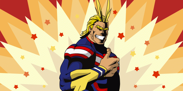 1920x1080 OC][Fanart] All Might Wallpaper : anime