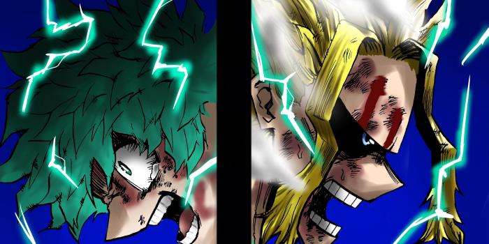 2566x1750 5060414 2566x1750 Izuku Midoriya, Toshinori Yagi, All Might