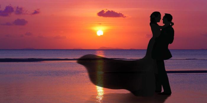 1920x1200 Romantic Wedding On The Beach | HD Love Wallpapers for Mobile and