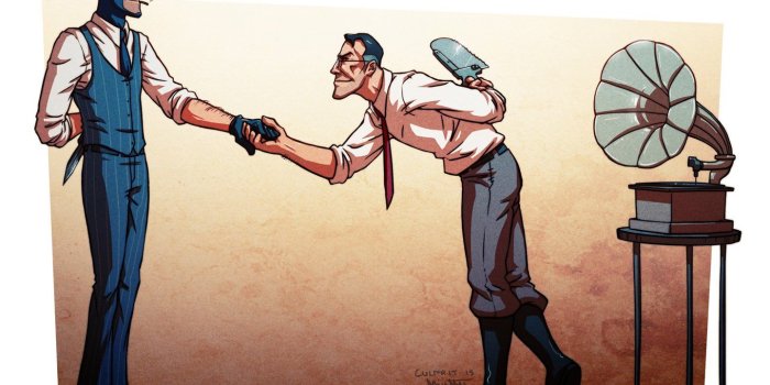 1440x900 Tf2 Spy Wallpaper - Tf2 Spy And Medic (#341393) - HD Wallpaper Download