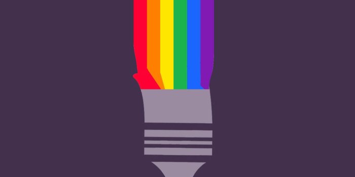 1440x2560 Rainbow Paintbrush