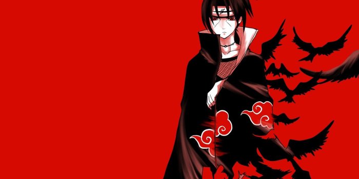1332x850 Photo Wallpaper Naruto, Naruto, Red Background, Uchiha - Anime Free