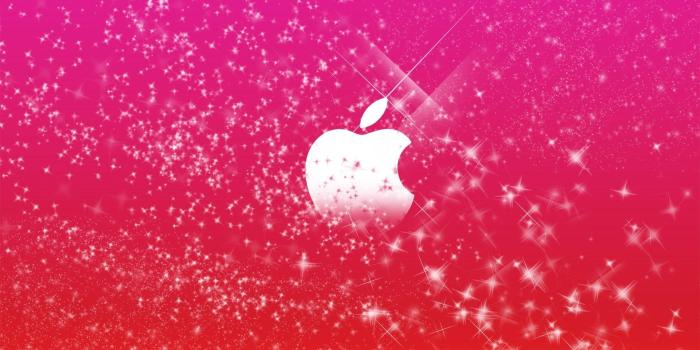 1920x1200 Apple Backgrounds Logo In Pink Glitters Desktop Wallpapers Amazing
