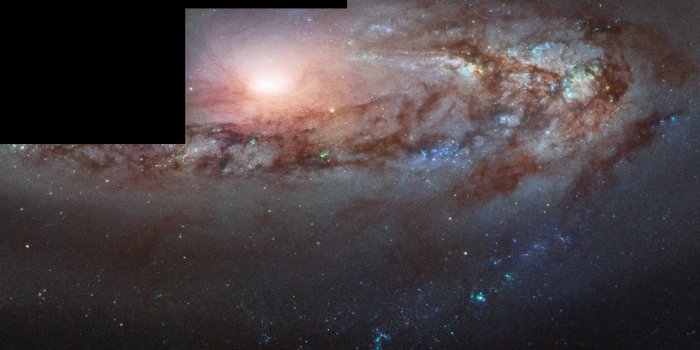 1466x1492 Hubble Spies Curious Galaxy Moving a Little Closer | NASA