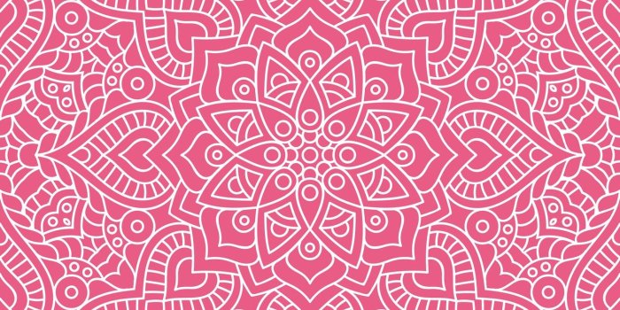 1332x850 Wallpaper texture, ornament, pattern, floral, seamless, dark pink