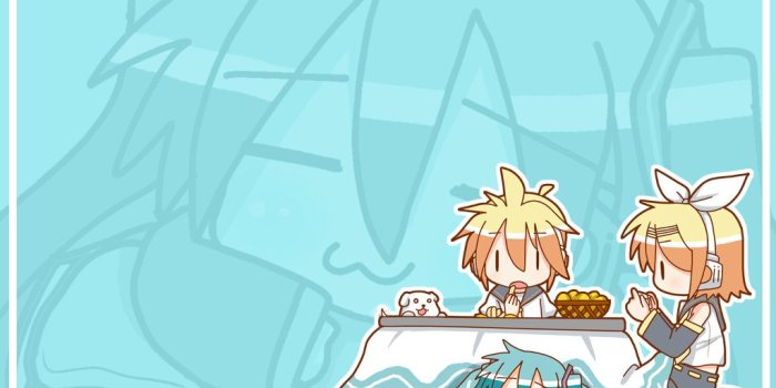 1024x768 Chibi Miku-san - VOCALOID - Wallpaper #977046 - Zerochan Anime Image