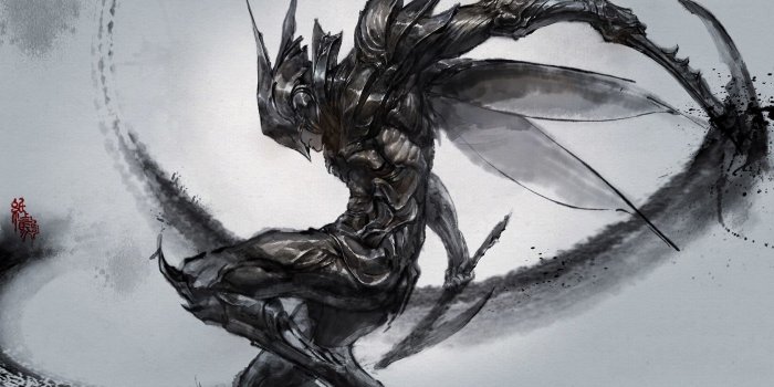 1680x1016 Digital wallpaper of animated winged knight HD wallpaper | Wallpaper