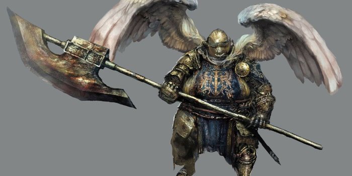1260x850 Ascended Winged Knight from Dark Souls III | Creature Design
