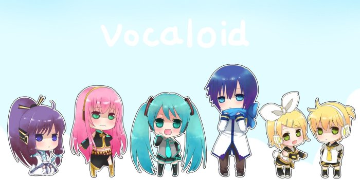 2000x1062 Hatsune Miku Chibi Wallpaper - WallpaperSafari | Vocaloid's | Chibi
