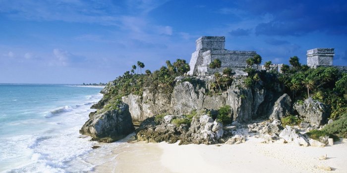 1600x1200 Mayan Ruins Mexico Beach #4219115, 1600x1200 | All For Desktop