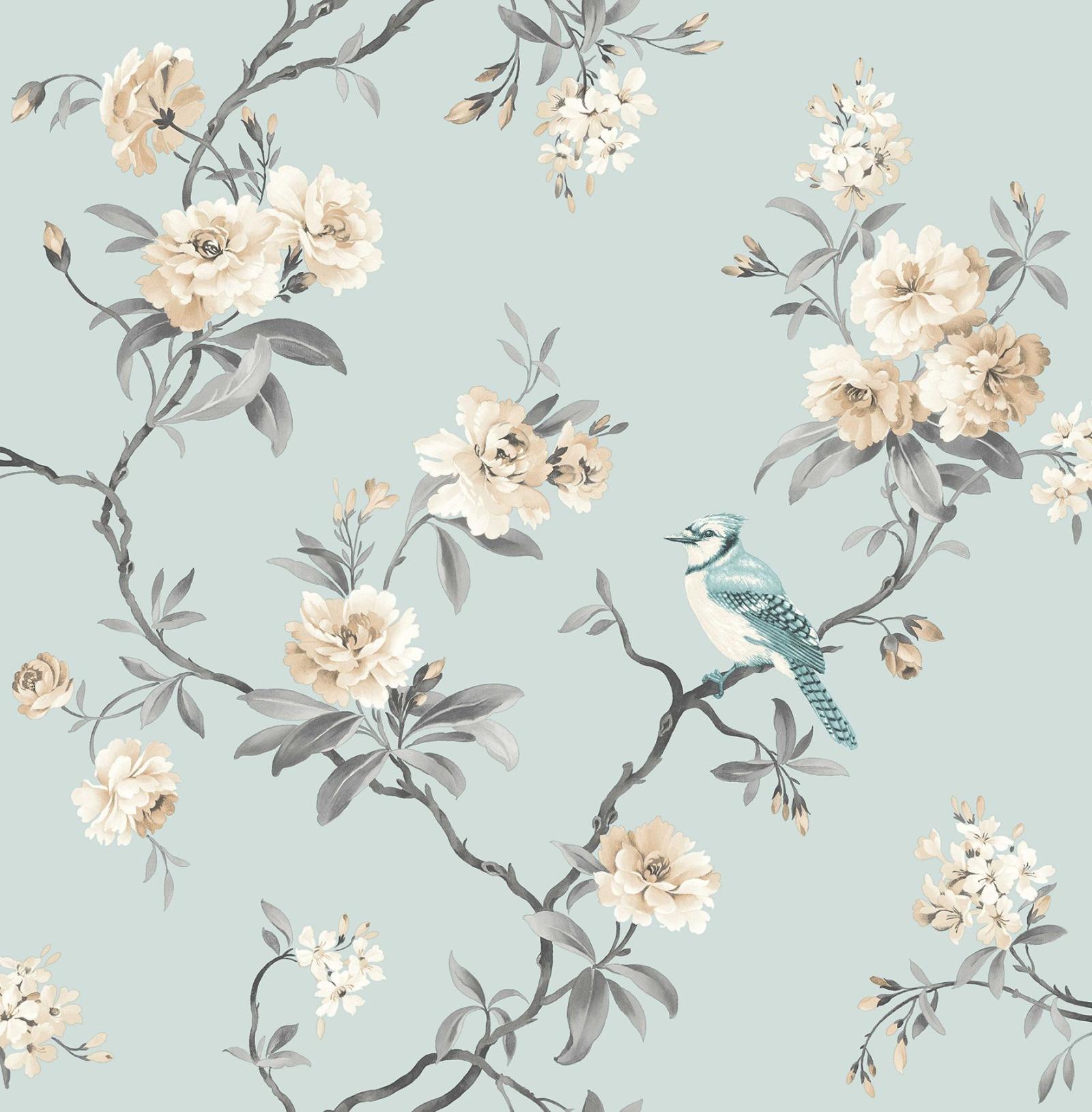 1768x1800 Chinoiserie Floral 33' x 20.5