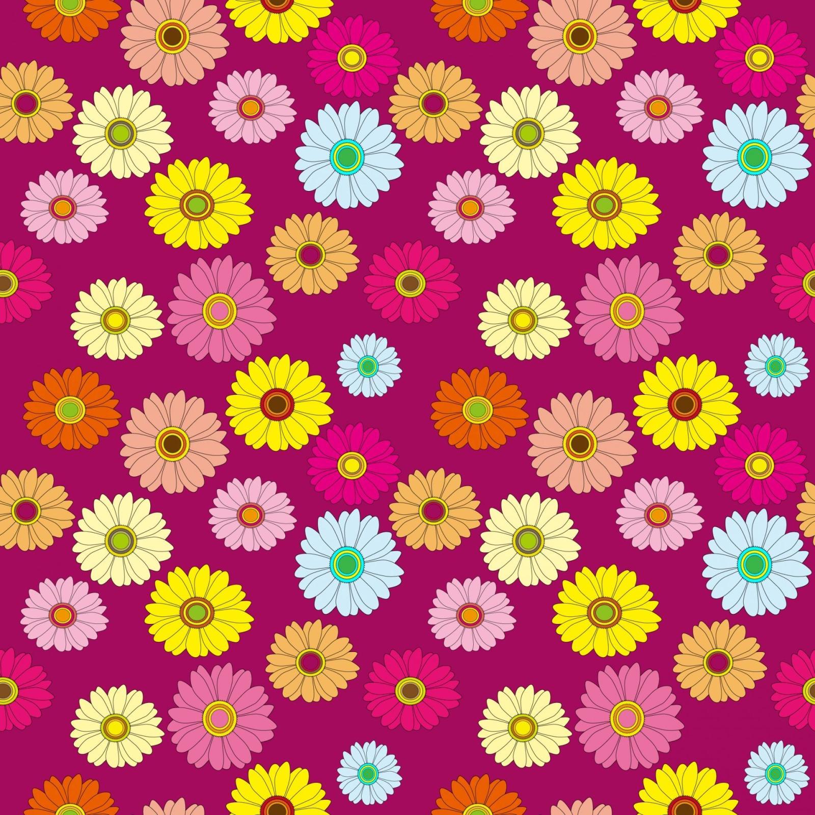 1920x1920 55+ Colorful Floral Pattern Wallpapers - Download at WallpaperBro
