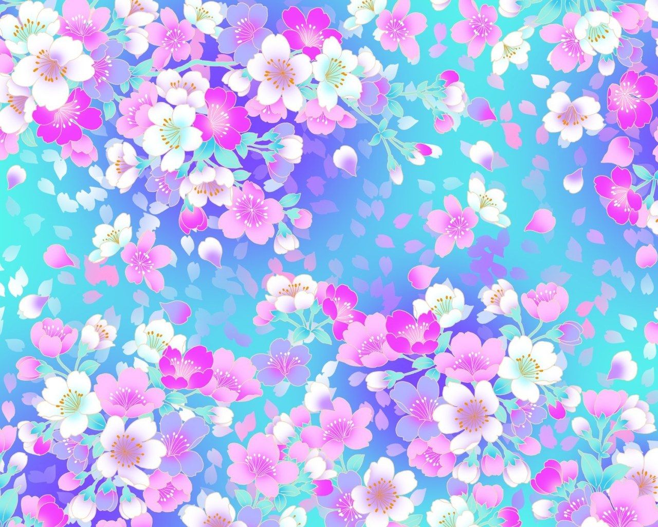 1280x1024 flower pattern #wallpaper - HD Wallpapers
