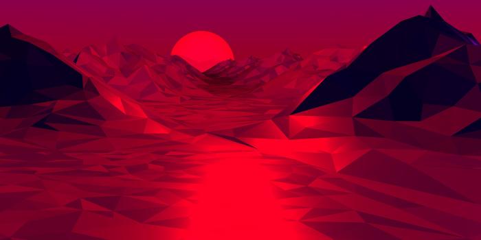 3840x2160 Low Poly Red 3d Abstract 4k, HD Abstract, 4k Wallpapers, Images