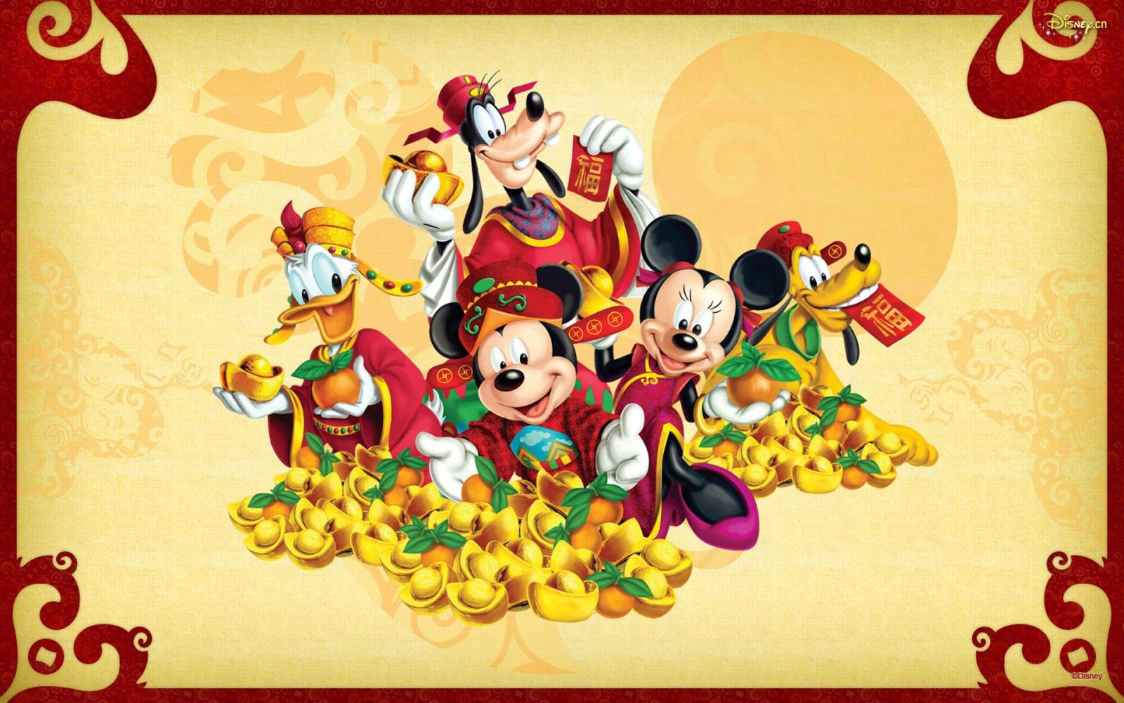 1920x1200 Mickey And Minnie Mouse Donald Duck And Pluto Cartoon Disney