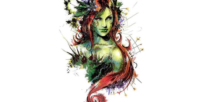 1332x850 Wallpaper art, comics, redhead, dc universe, poison ivy images for