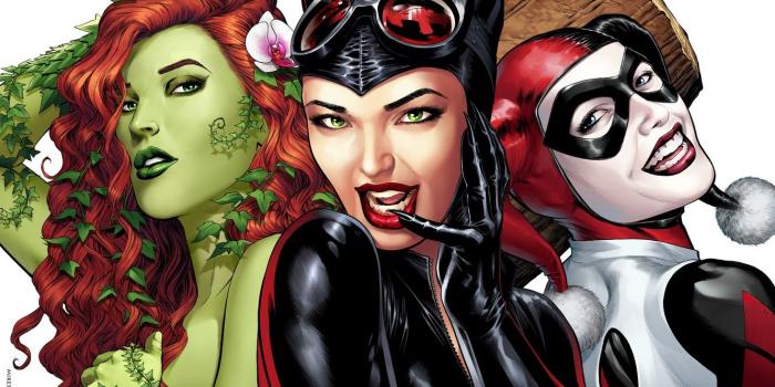 1332x850 Wallpaper the game, art, poison ivy, DC Comics, Catwoman, Selina
