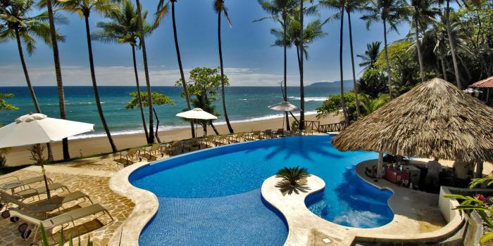 2122x1398 HD wallpaper: swimming pool, palm trees, Nassau, atlantis paradise