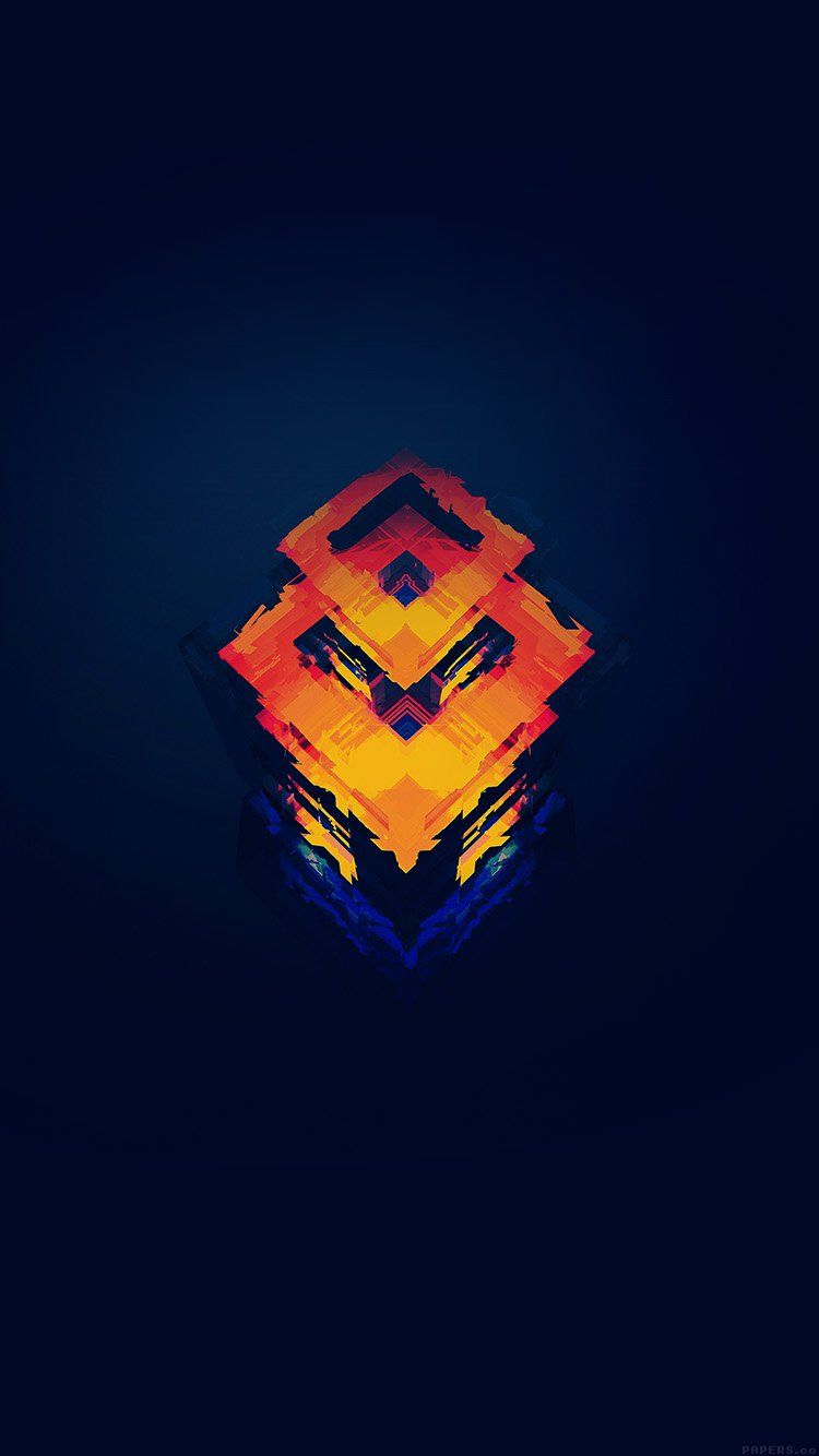 750x1334 PAPERS.co | iPhone wallpaper | ah05-abstract-digital-graphic-blue