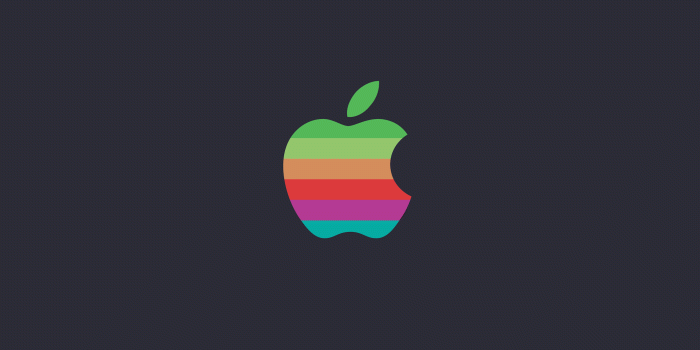 2208x2208 Retro Apple Logo WWDC 2016 wallpapers